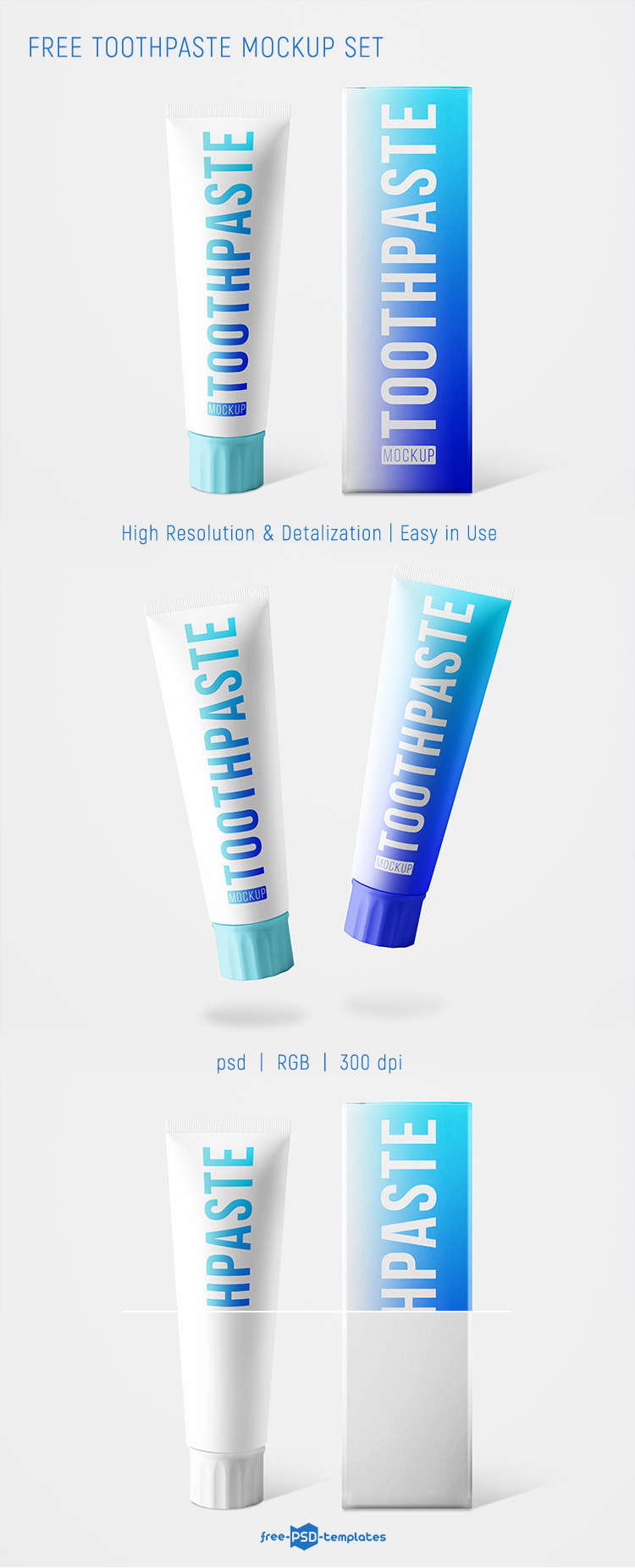It consists of a variety . Free Toothpaste Mockup Set Free Psd Templates