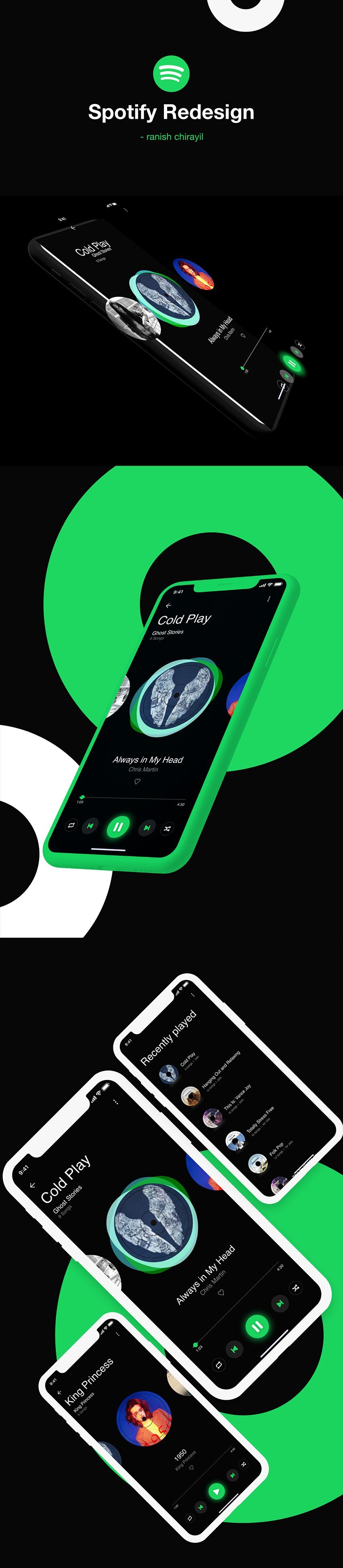 A mockup application will serve as your personal and free design agency. Spotify App Redesign Free Ui Resource For Xd Freebiesui