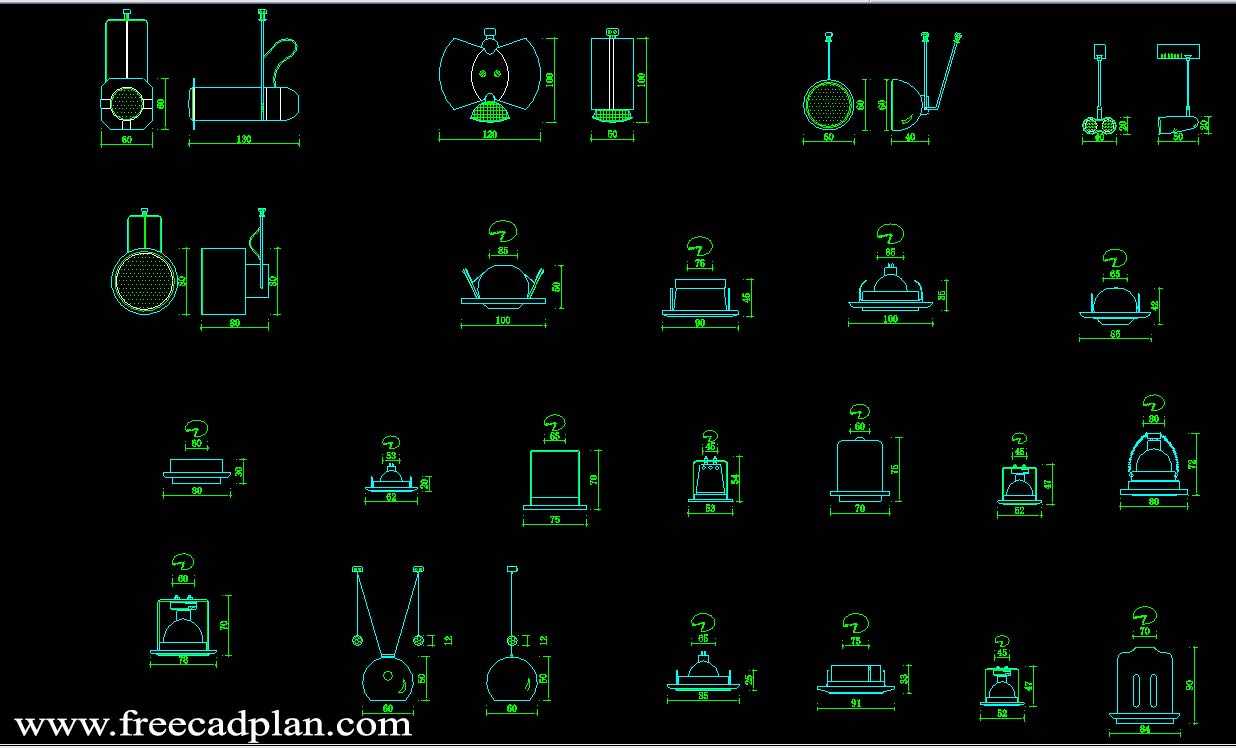 Led Ceiling Dwg Cad Block In Autocad Download Free Cad Plan