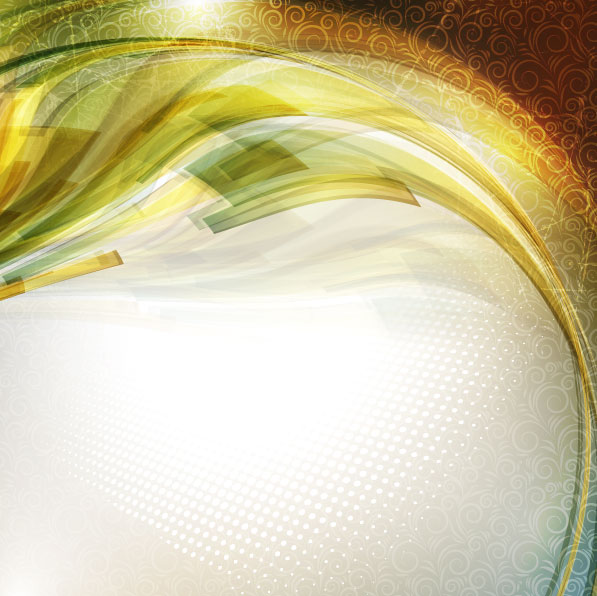 gold Waves vector background 03 Vector Background free