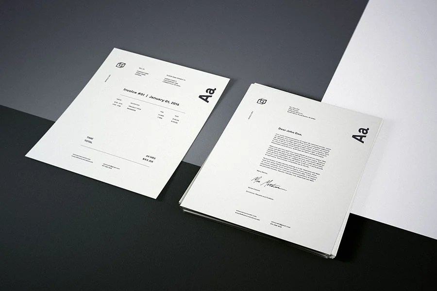 The best free psd stationery mockups we've found from the amazing sources. Photorealistic Letterhead Mockup Free Design Resources