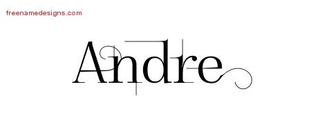 Decorated Name Tattoo Designs Andre Free - Free Name Designs 200_x_450_jpg