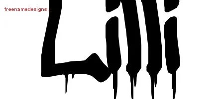 Graffiti Name Tattoo Designs Lilli Free Lettering - Free Name Designs 200_x_450_jpg