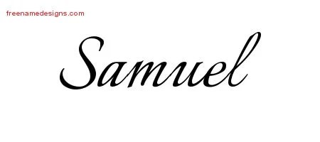 Calligraphic Name Tattoo Designs Samuel Download Free - Free Name Designs 200_x_450_jpg