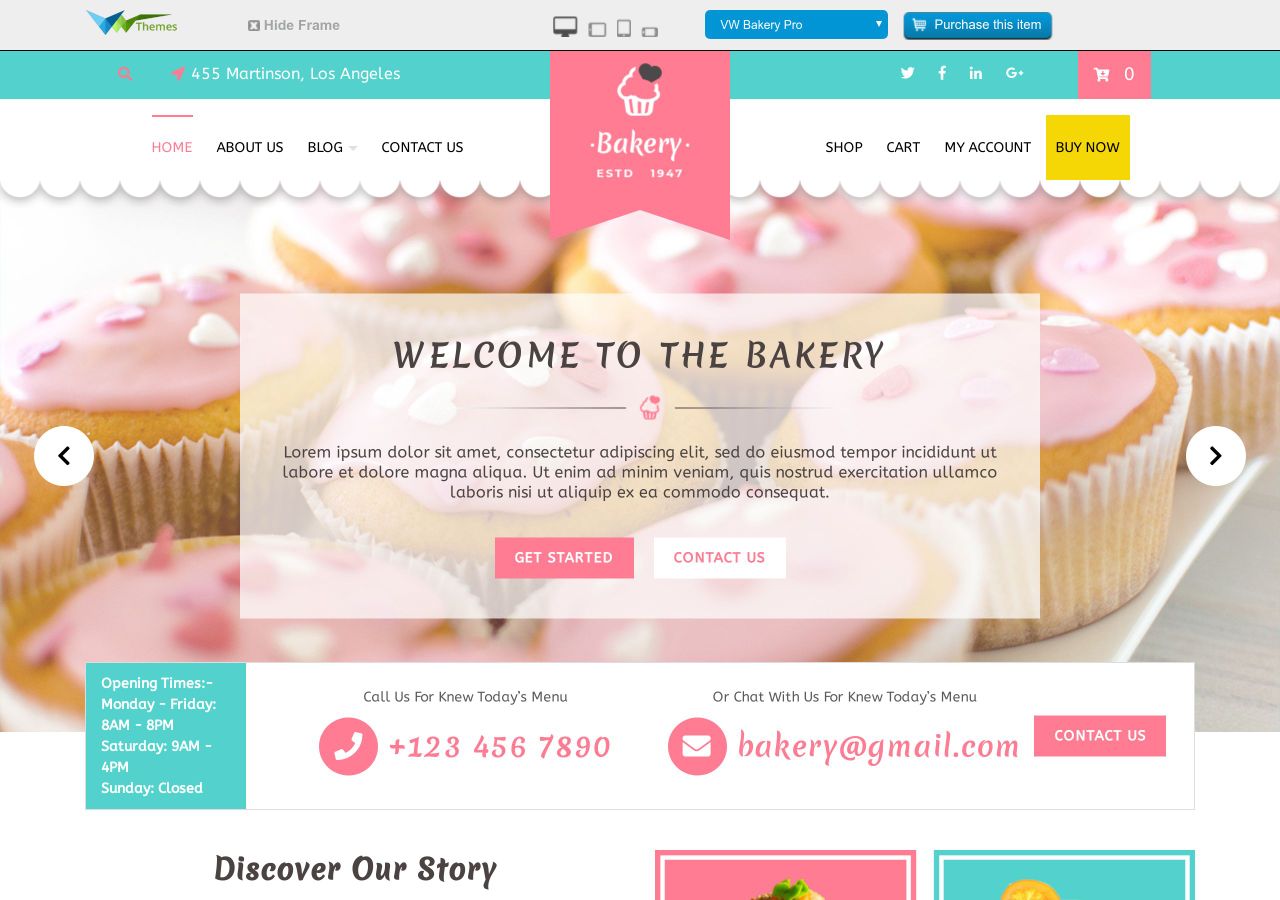 Baker by edge themes (themeforest) · 2. Download Vw Bakery Free Responsive Wordpress Theme Vw Bakery