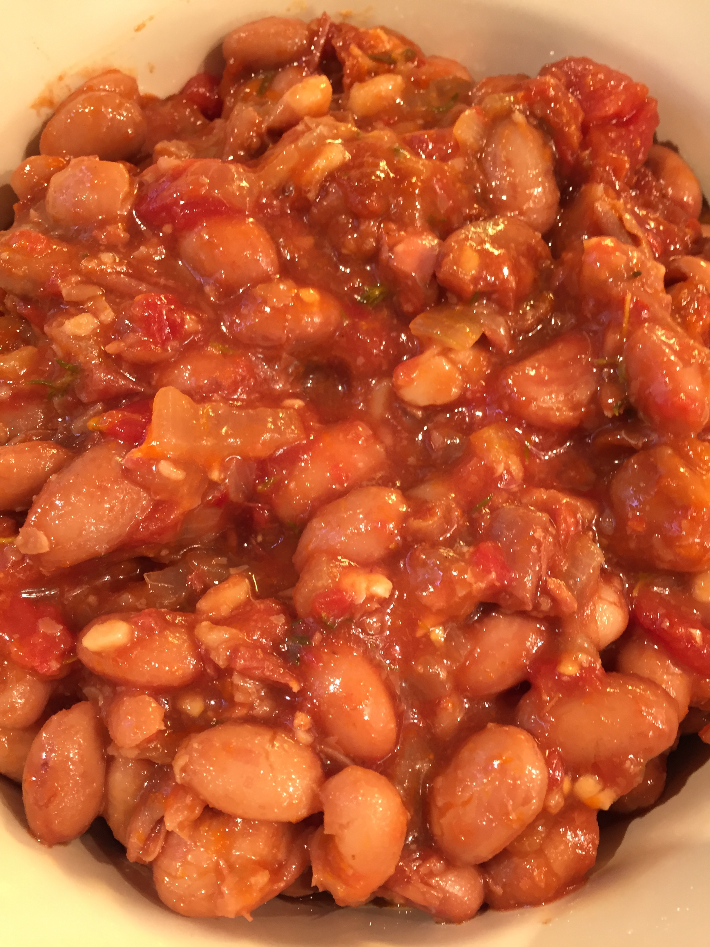Homemade Borlotti Baked Beans freespiritfood