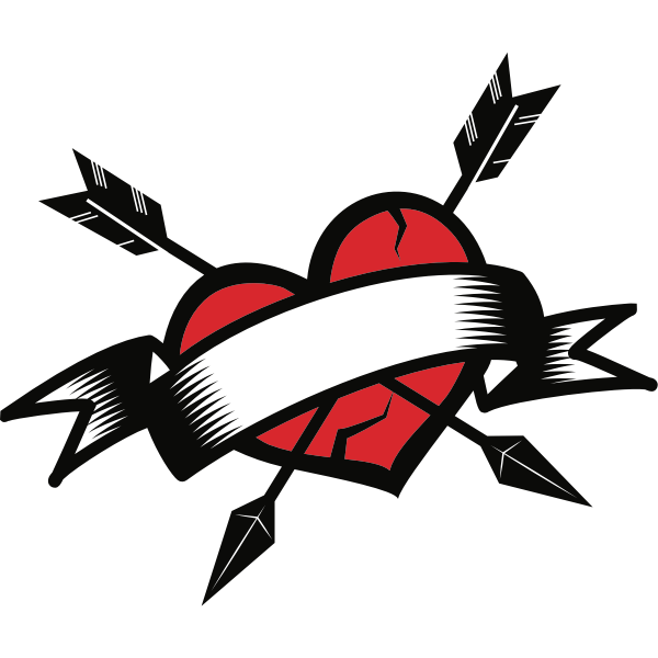 We have 15487 files in editable.ai.eps.svg format ✓ premium quality ✓ free for commercial use ✓ free and easy download . Pierced Heart With Banner Free Svg