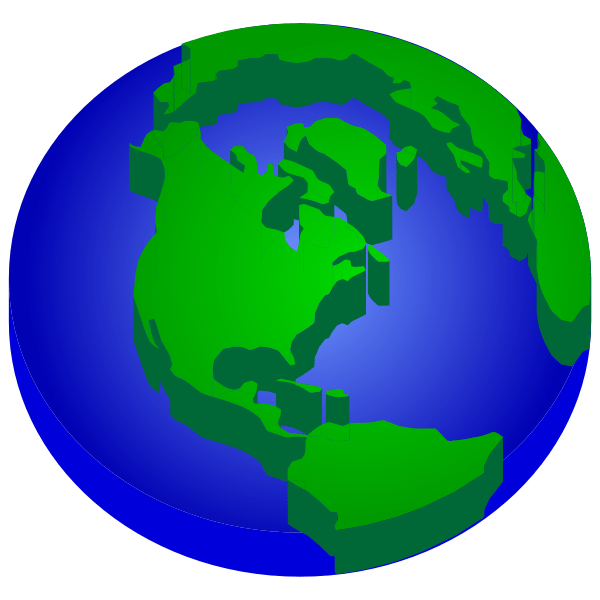We have about ( files) royalty free vectors in ai, eps, cdr, svg vector illustration graphic art design format, 3d globe clipart. 3d Elevated Earth Globe Free Svg