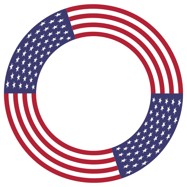 I just edited and published an article on techrepublic (let me know if you see a typo) and it lead. American Flag Frame Free Svg