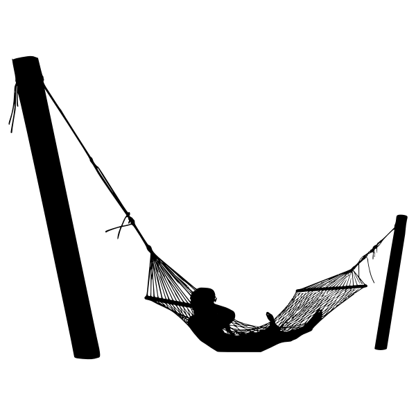 Cricut svg design space is a companion app that lets you design cut files, which can be used for cutting on cricut machines. Man Relaxing In Hammock Silhouette Free Svg