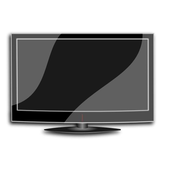 Get information on the 39ln5300. Flat TV vector image | Free SVG