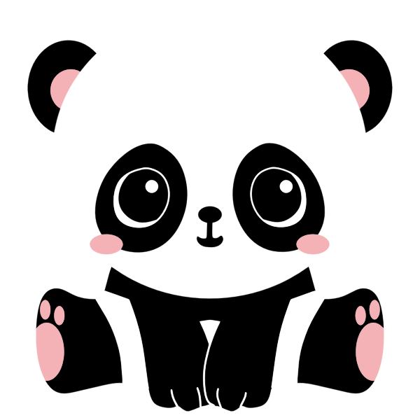 Cartoon Cute Panda Svg Free