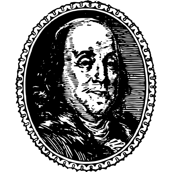 Choose from 234 benjamin franklin stock illustrations from istock. Benjamin Franklin Vector Illustration Free Svg