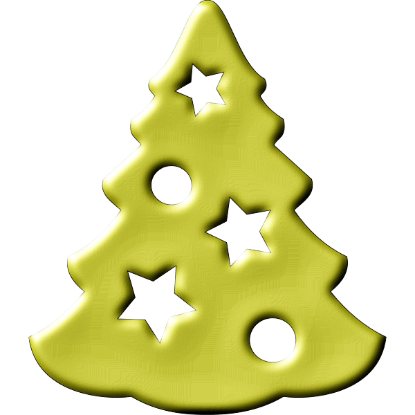 Christmas cookie svg vector illustration graphic art design format.null vectors. Christmas Tree Cookie Free Svg