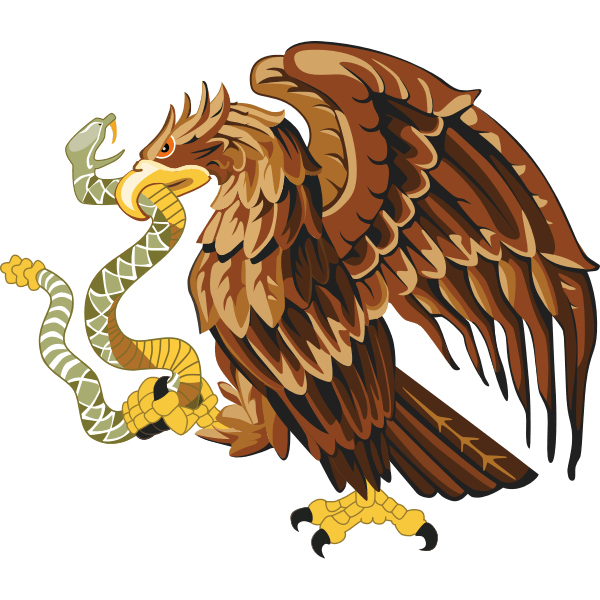 Ready in ai, svg, eps or psd. Golden Eagle With Snake Free Svg