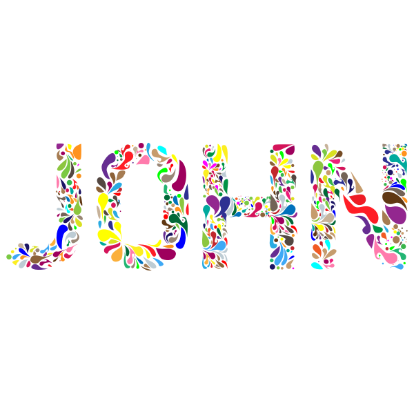 Colorful 10 Calligraphy Gradient Text