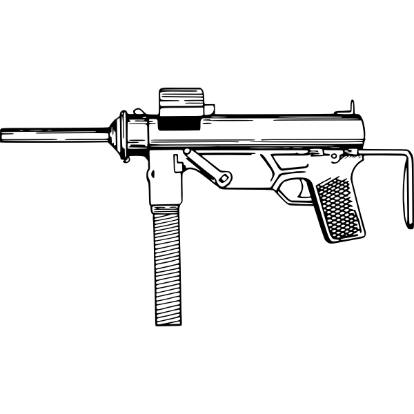 If you look in the firearms section under the wea. Machine Gun Drawing Free Svg