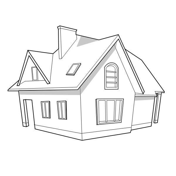 Svg, dfx, cutting files for use with paper cutting machines including the. Modern House Free Svg