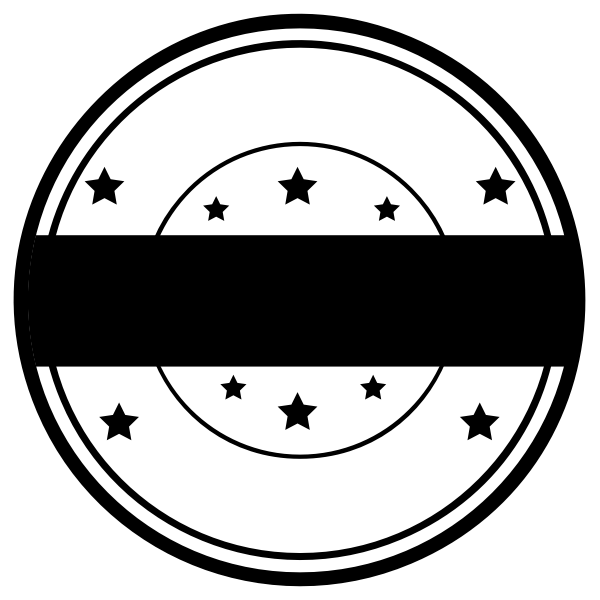 You can use cut files with silhouette studio, cricut for your diy projects. Simple Badge Template Free Svg