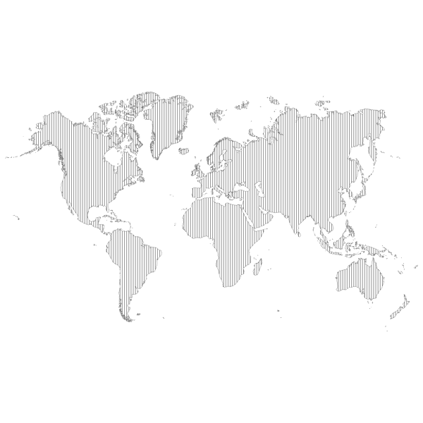 Download blank vector map of world. Striped World Map Free Svg