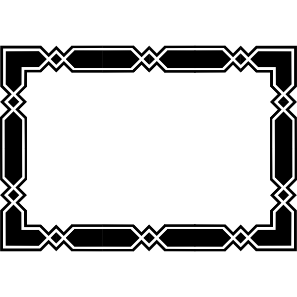 Rectangle Calligraphy Frame Line Creativity