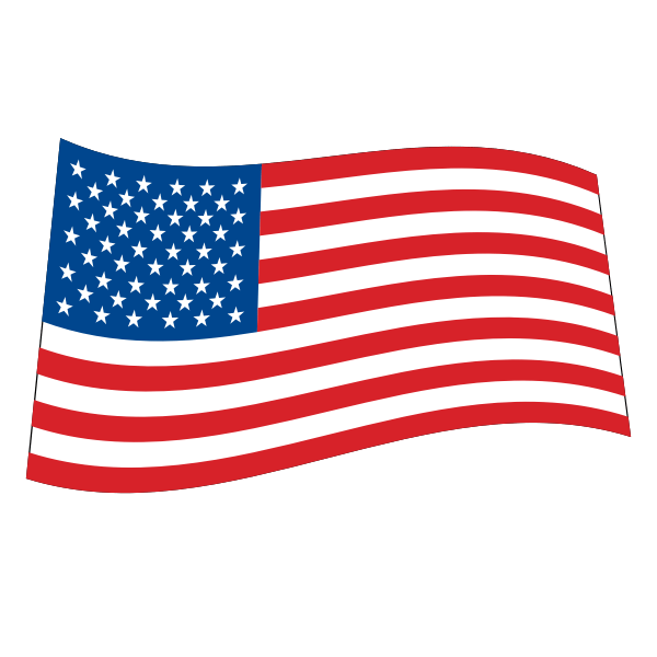 Terbaru Logo Usa Flag Wave Free Svg SVG PNG EPS DXF File