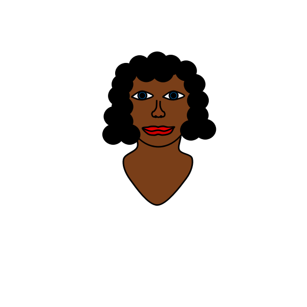 Black woman face designyou will receive:1 svg file1 dxf file1 png file1 pdf. Afro American Woman S Face Vector Image Free Svg