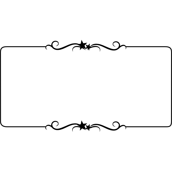 Svg freebie cut files for commercial use and craft projects! Stars Border Vector Illustration Free Svg