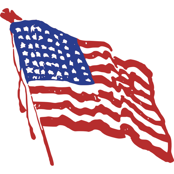 Free american flag vector download in ai, svg, eps and cdr. Red White Blue Free Svg