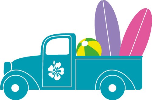 The free cut files include svg, dxf, eps and png formats. Free Svg Files Svg Png Dxf Eps Summer Truck