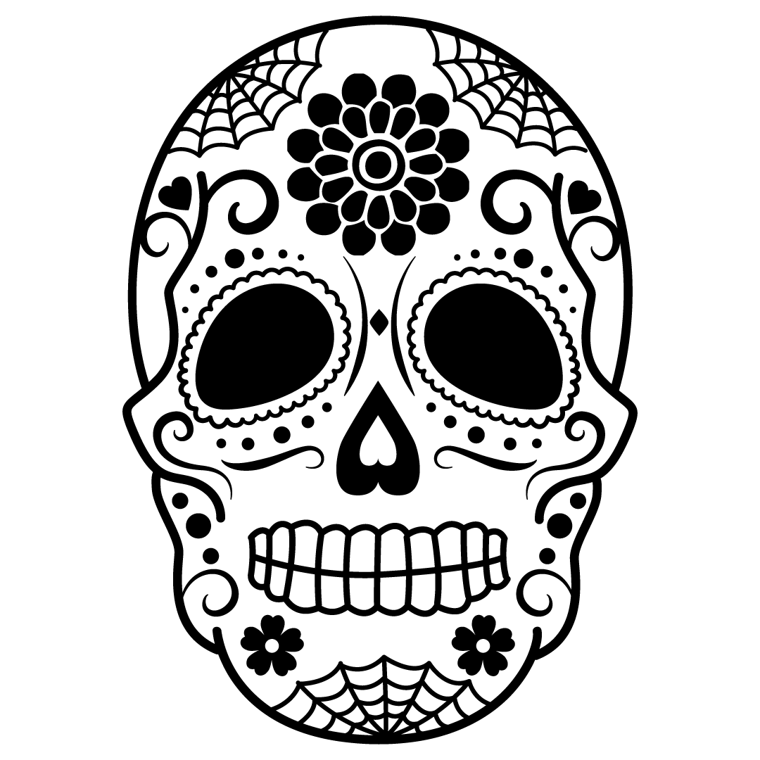 Great for cricut design space, silhouette cameo, clipart, scrapbooking and other crafting projects. Free Svg Files Svg Png Dxf Eps Sugar Skull Day Of The Dead