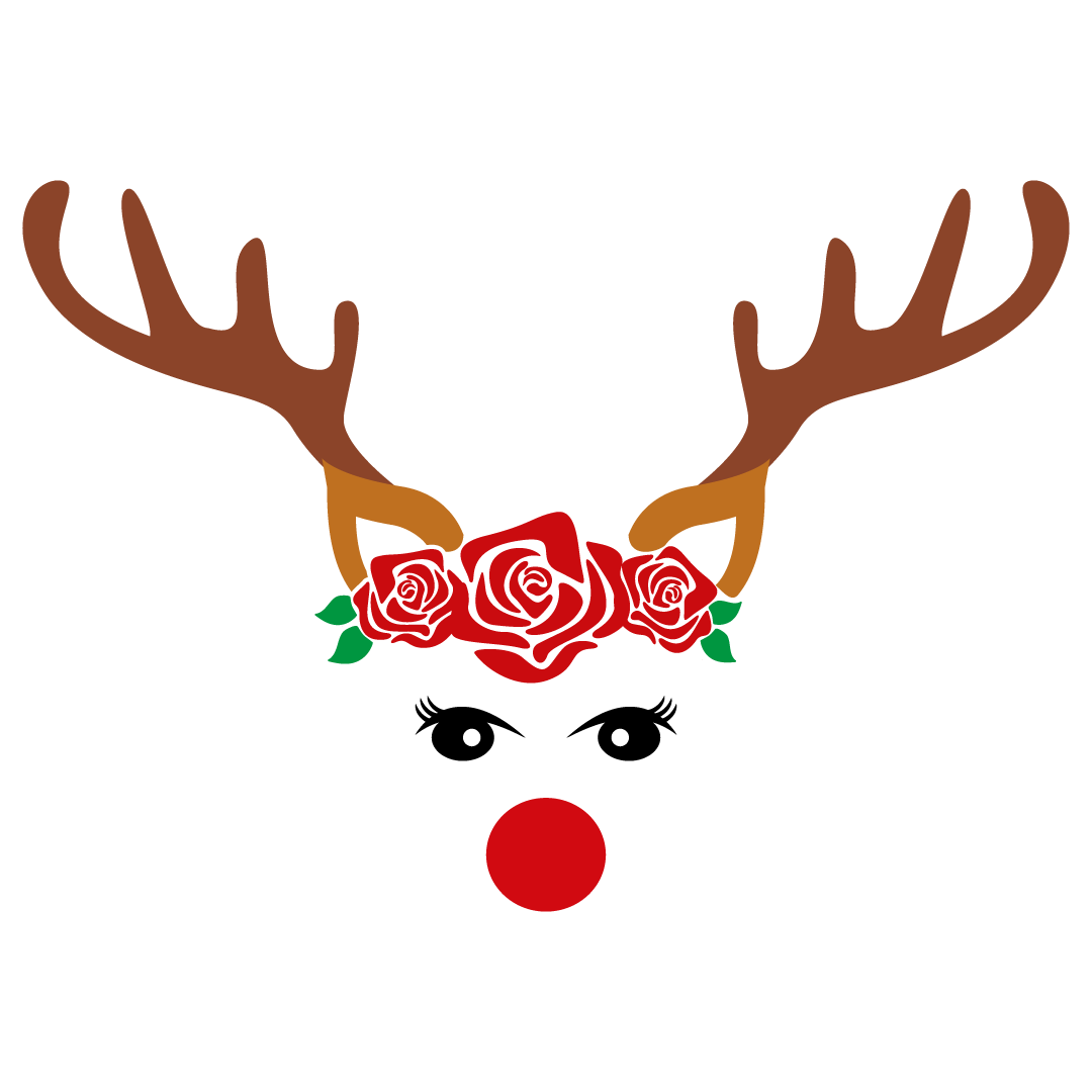 Cricut svg files free, reindeer face, png format, christmas svg, collages,. Free Svg Files Svg Png Dxf Eps Reindeer Antlers Rudolph