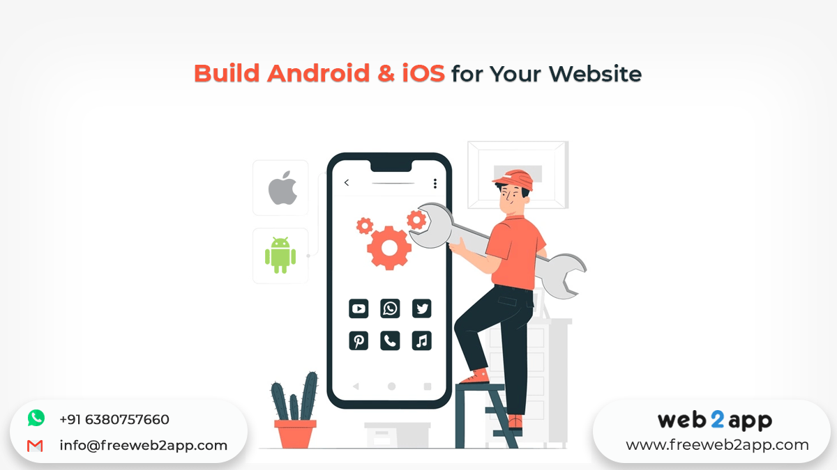 Before creating an ios app, you will need the proper tools. Build Android Ios App For Your Website Freeweb2app