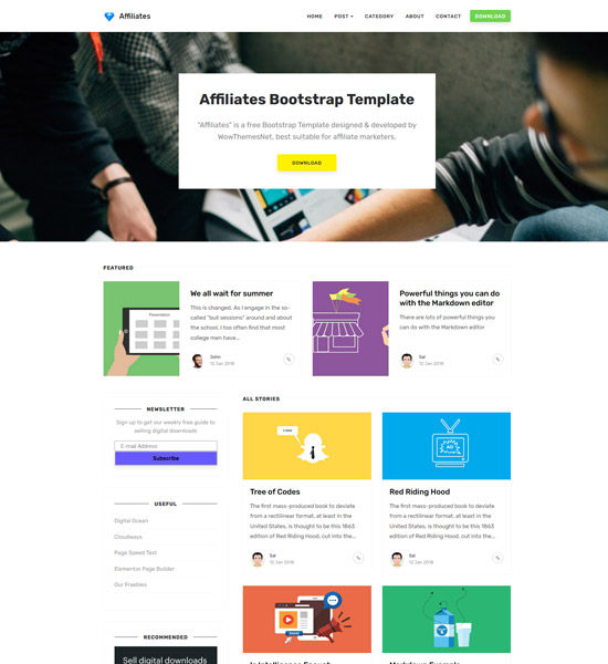 Download responsive html5 css3 website templates & bootstrap themes. 150 Best Free Bootstrap Website Templates 2022 Freshdesignweb