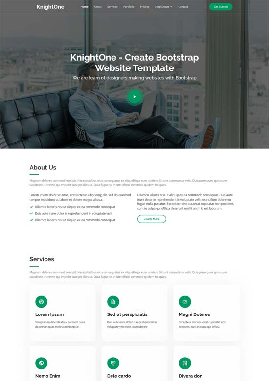 It is a clean, modern and free elearning html template with a beautiful design and unique . 150 Best Free Bootstrap Website Templates 2022 Freshdesignweb