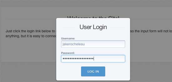 The $ (dollar sign) is used to indicate that the following code is going . 27 Free Jquery Login Registration Contact Form Freshdesignweb