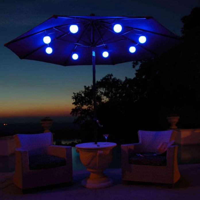 This market umbrella from courtyard creations provides protection from sun and other outdoor elements and is a great addition to any patio set. 45 Patio Umbrella Ideas & Sun Shade Sail Designs for Backyard