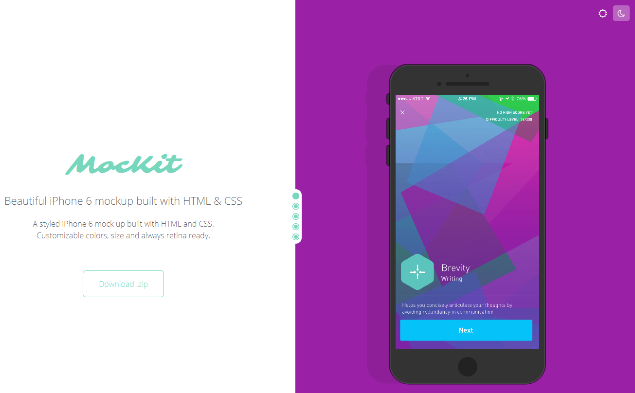 Other than that, i'm playing by the . Mockit Html Css Beautiful Iphone 6 Mockup Fribly
