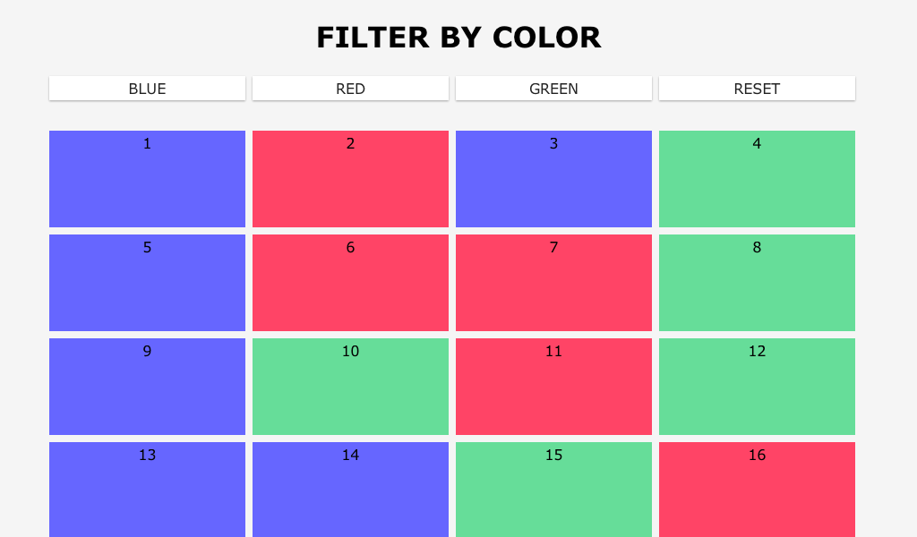 Pure CSS Content Filter - - Fribly