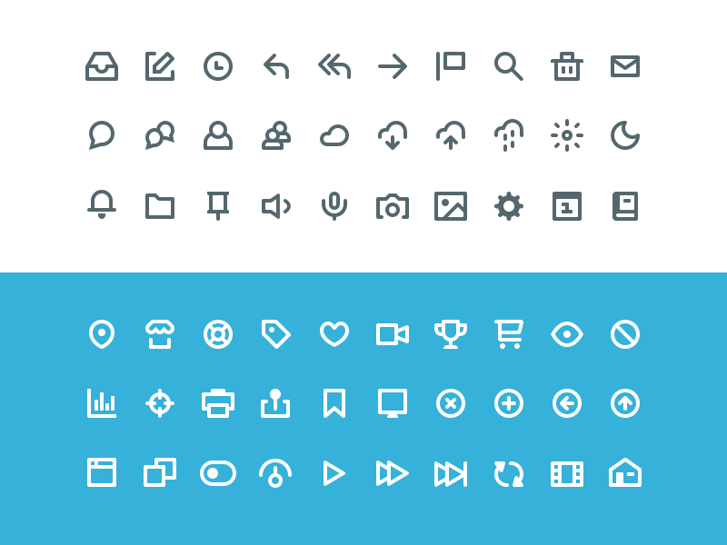 60 Vicons - Free Icon Set - - Fribly