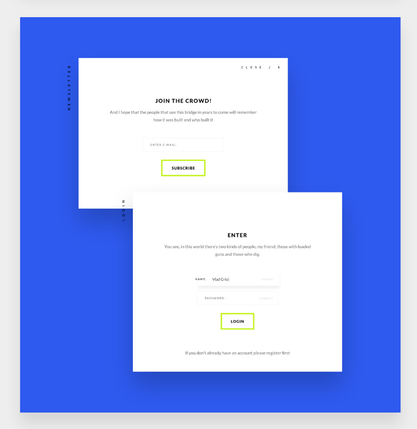 Overlapping Expander Ui Html/css Overlap UI Kit - Freebies - Fribly