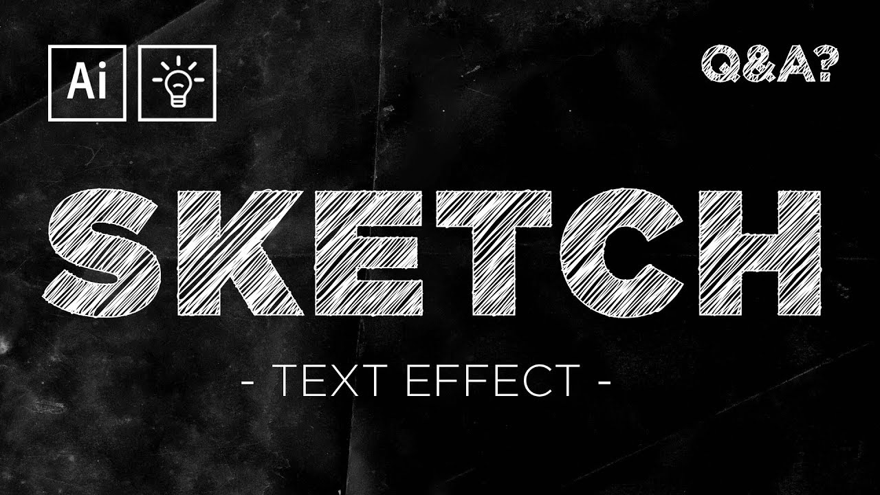 Learn How to Create Sketch/Scribble Text Effect in Adobe