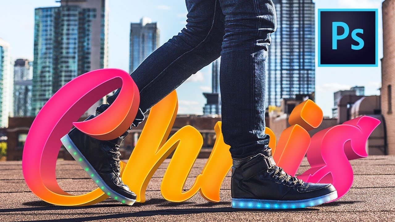 make 3d text effect without using 3d