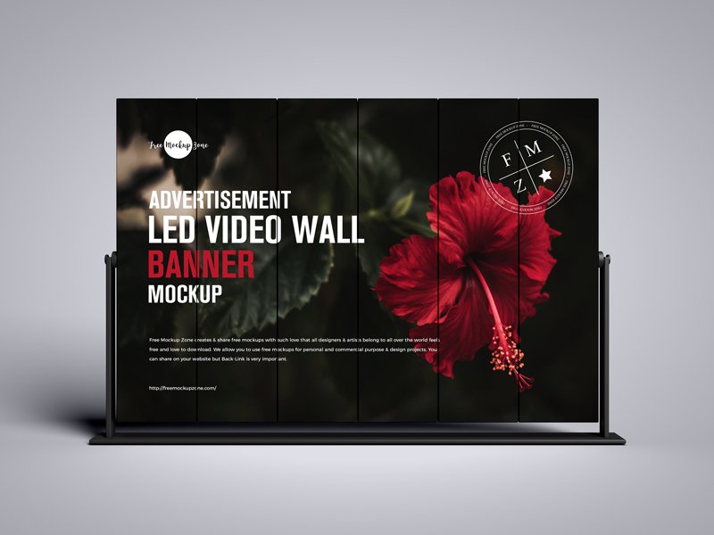 Open rosa is an author and blogger who dedicates to helping people thrive in the work and l. Free Led Video Wall Banner Mockup
