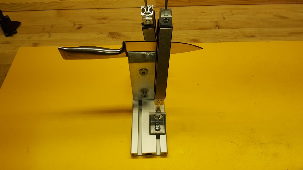 Gobain, smith's, and sharp pebble. Messer-Schleifsystem selber gebaut. DIY Sharpener