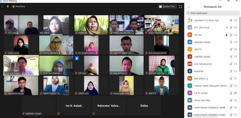 Arrizqy nadya khairunissa, mahasiswa program studi sarjana. Pemenang Lomba Penulisan Essay Ilmiah Tingkat Nasional Fakultas Sains Dan Teknologi