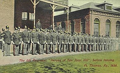 May be an image of one or more people, military uniform and outdoors. Fort Thomas History