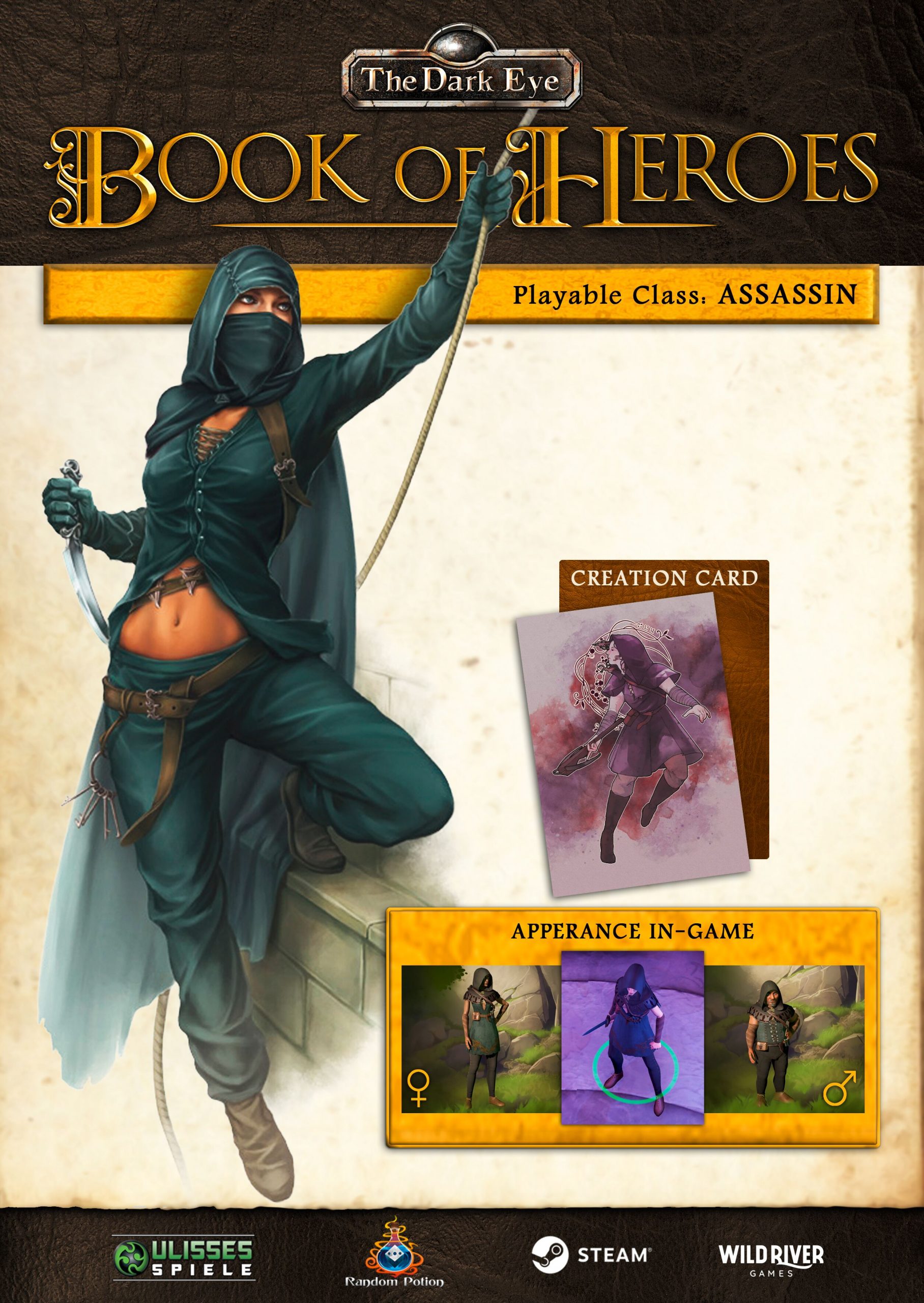 The Dark Eye: Book of Heroes - professions 1 Assassin Profession from The Dark Eye: Book of Heroes