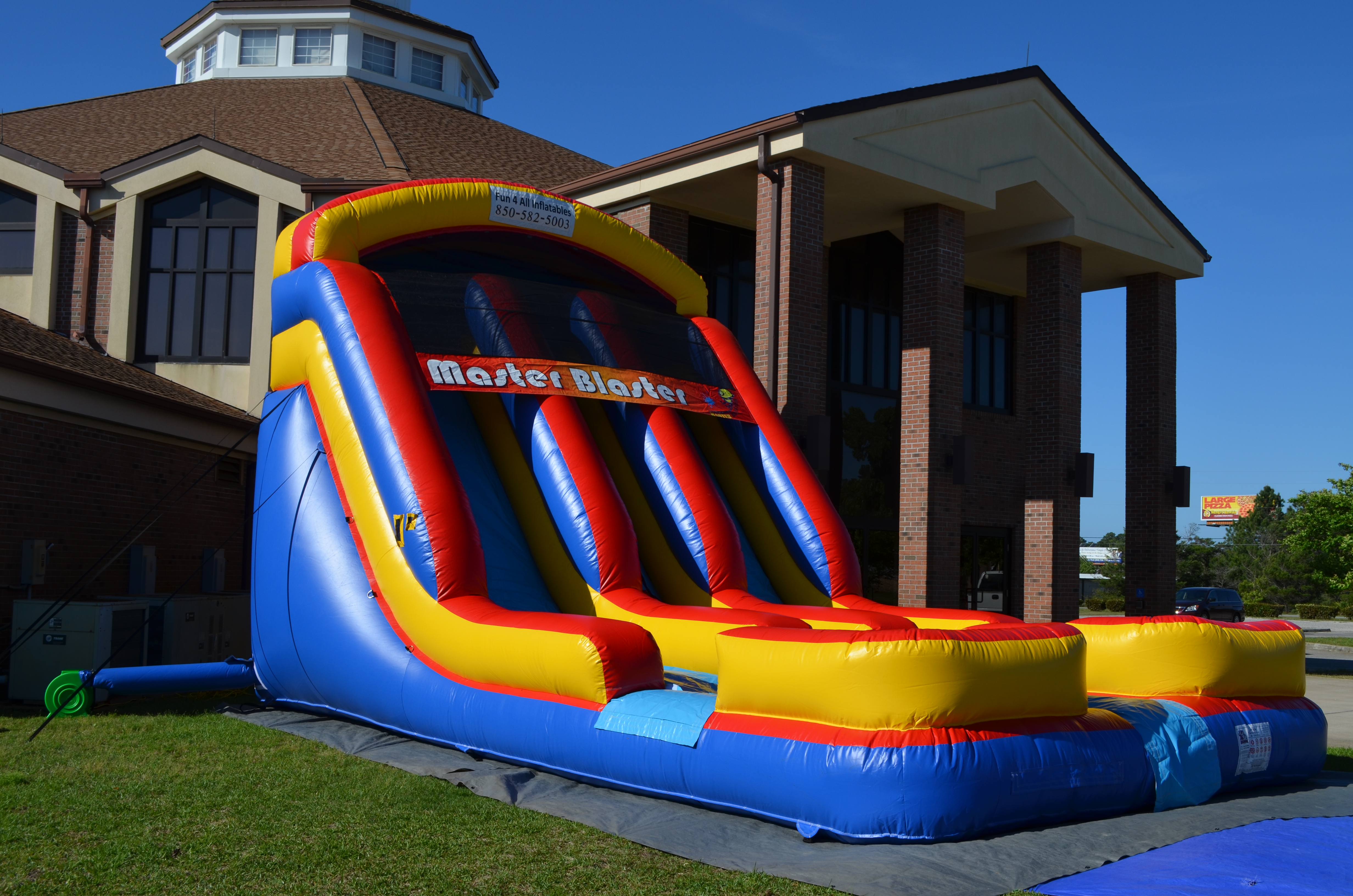 Wedding, party and event rentals of chiavari chairs, tables, linens, china, chargers, glasses, flatware and more. Master Blaster Inflatable Slide Rental Fort Walton Beach