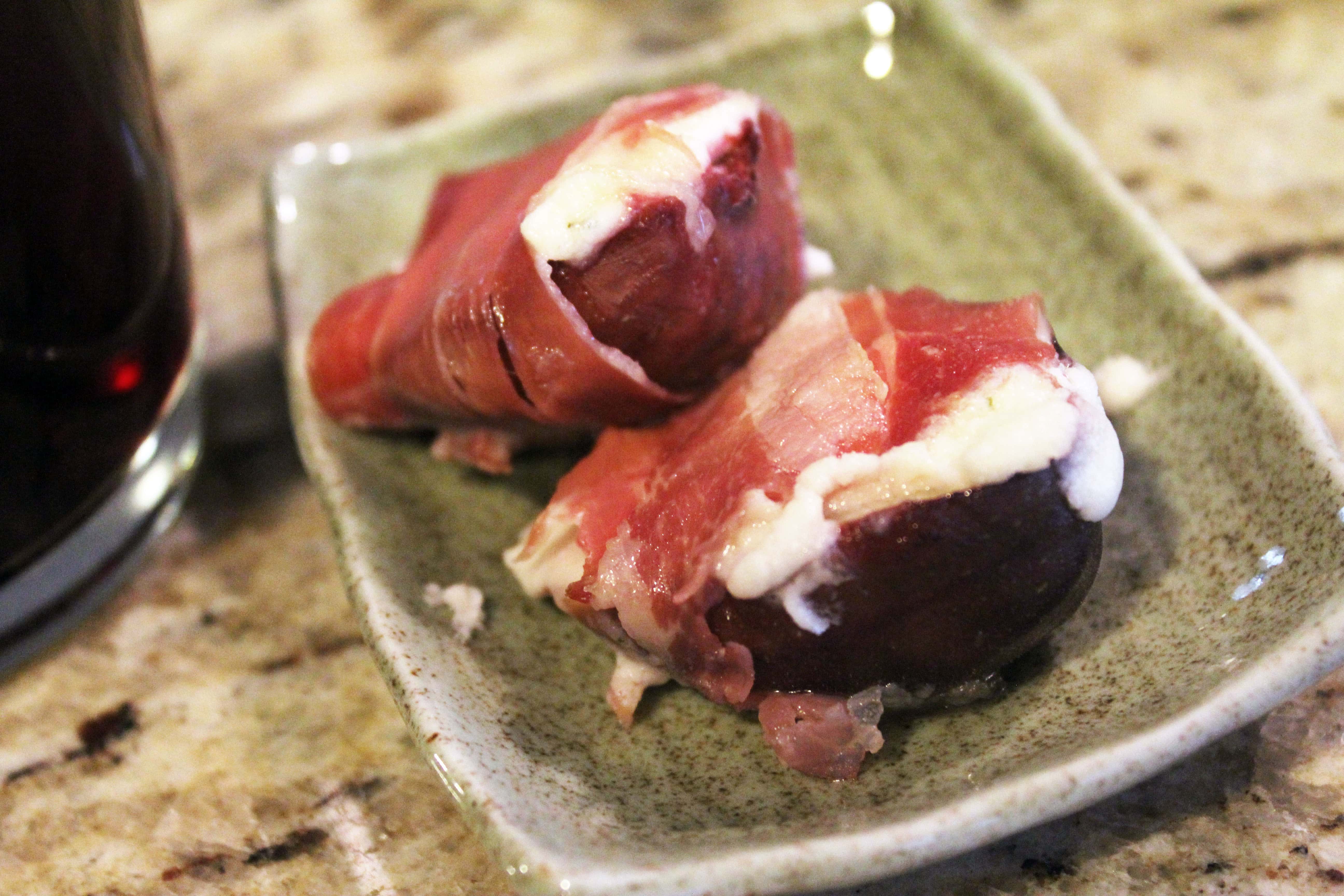 Prosciuttowrapped Figs with Goat Cheese Cream